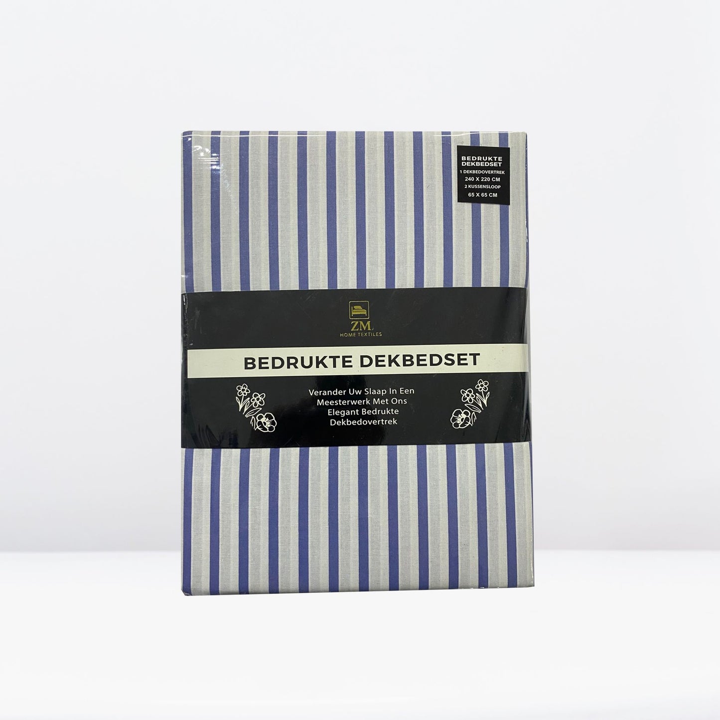 Printed Duvet Cover Set 100% Cotton – OEKO-TEX® Certified, Hypoallergenic, European Sizes