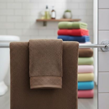 600 GSM Cotton Bath Towel 70×140 cm – Ultra Absorbent, OEKO-TEX® Certified