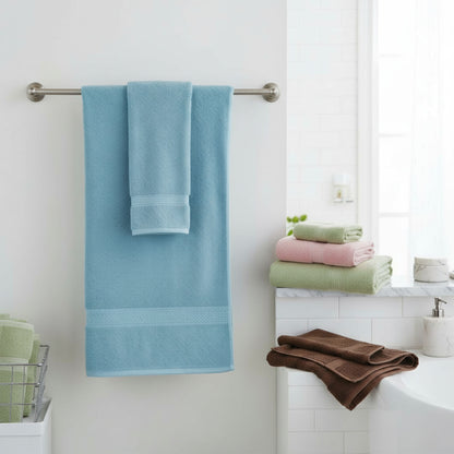 600 GSM Cotton Bath Towel 70×140 cm – Ultra Absorbent, OEKO-TEX® Certified