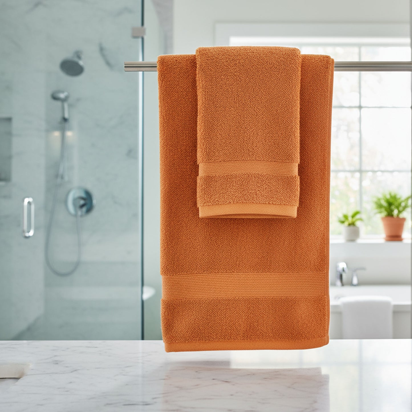 600 GSM Cotton Bath Towel 70×140 cm – Ultra Absorbent, OEKO-TEX® Certified