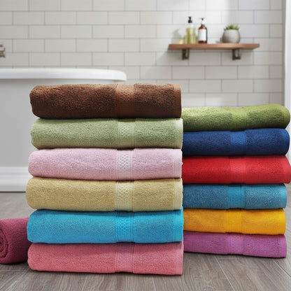 600 GSM Cotton Bath Towel 70×140 cm – Ultra Absorbent, OEKO-TEX® Certified