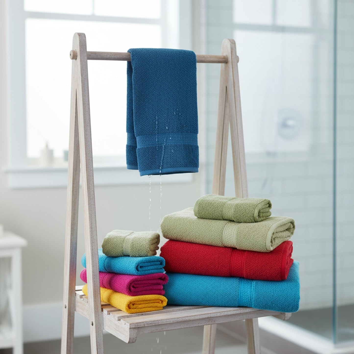 600 GSM Cotton Bath Towel 70×140 cm – Ultra Absorbent, OEKO-TEX® Certified