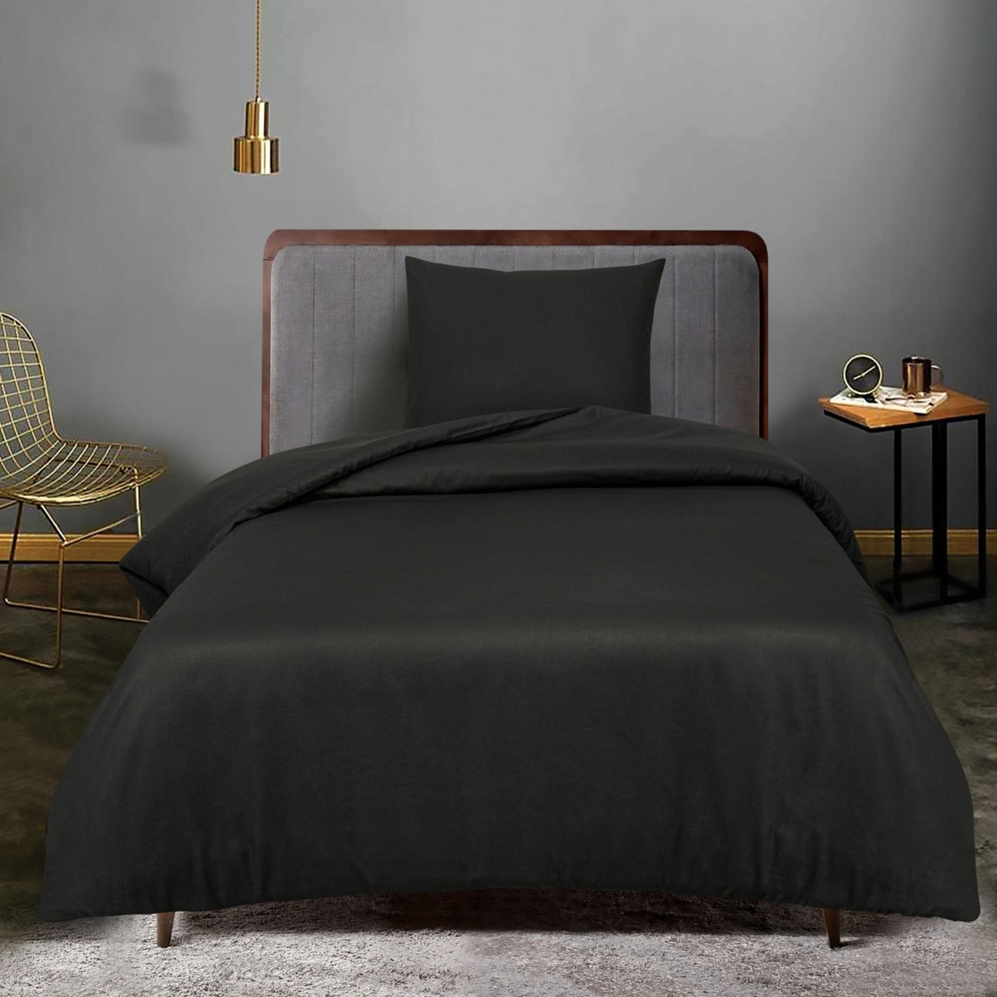 Dyed Duvet Cover Set 100% Cotton – OEKO-TEX® Certified, Hypoallergenic, European Sizes