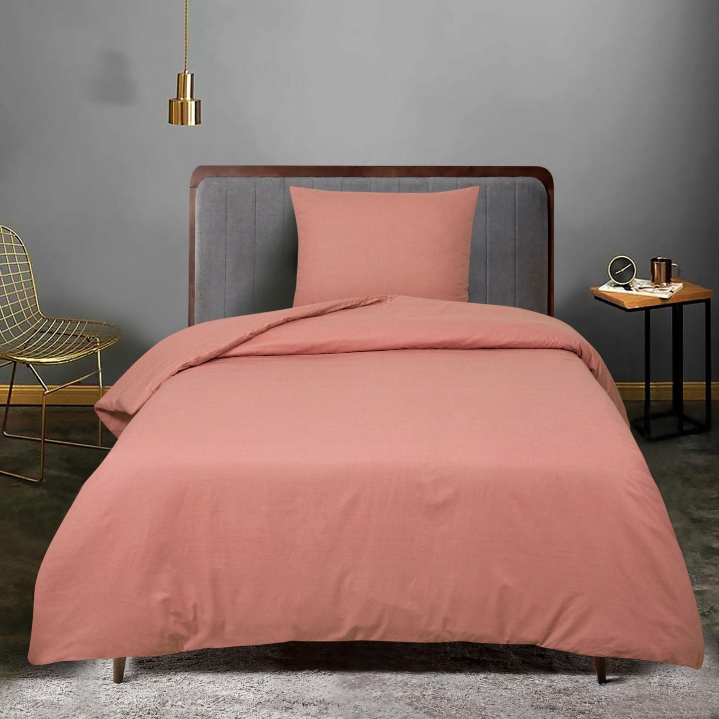 Dyed Duvet Cover Set 100% Cotton – OEKO-TEX® Certified, Hypoallergenic, European Sizes