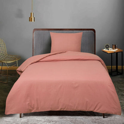 Dyed Duvet Cover Set 100% Cotton – OEKO-TEX® Certified, Hypoallergenic, European Sizes