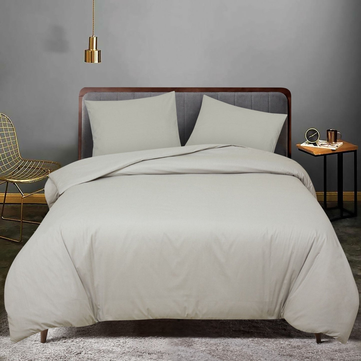 Dyed Duvet Cover Set 100% Cotton – OEKO-TEX® Certified, Hypoallergenic, European Sizes