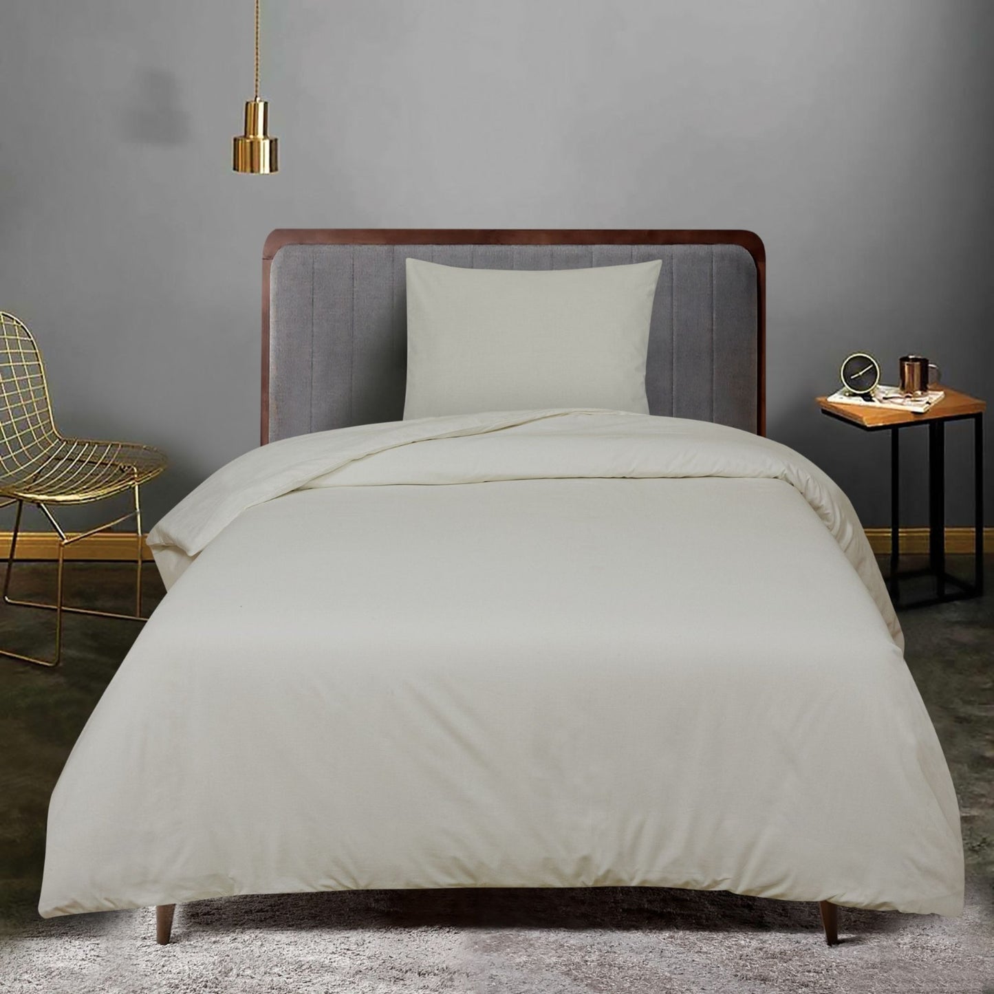 Dyed Duvet Cover Set 100% Cotton – OEKO-TEX® Certified, Hypoallergenic, European Sizes