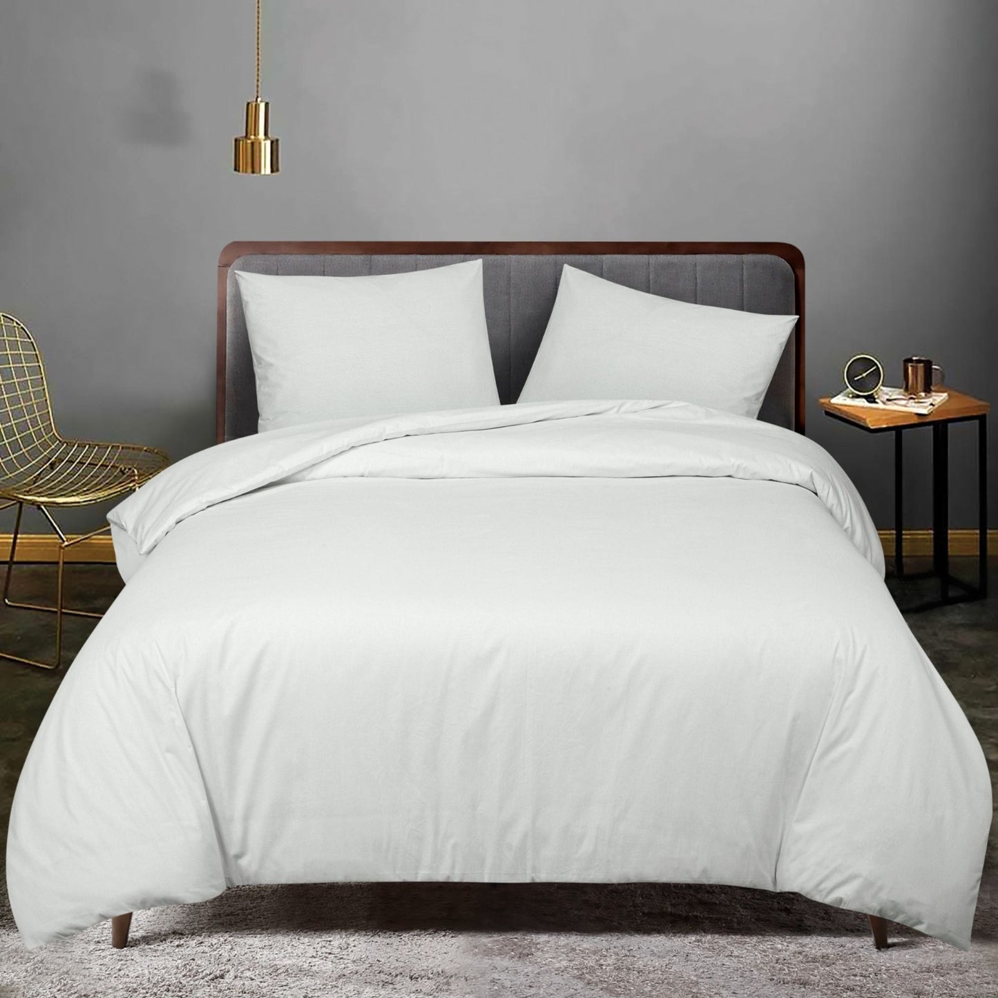 Dyed Duvet Cover Set 100% Cotton – OEKO-TEX® Certified, Hypoallergenic, European Sizes