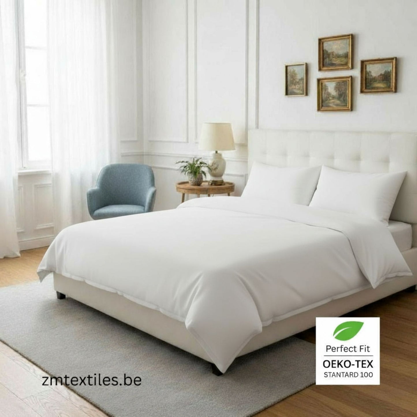 Dyed Duvet Cover Set 100% Cotton – OEKO-TEX® Certified, Hypoallergenic, European Sizes