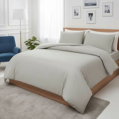 Dyed Duvet Cover Set 100% Cotton – OEKO-TEX® Certified, Hypoallergenic, European Sizes