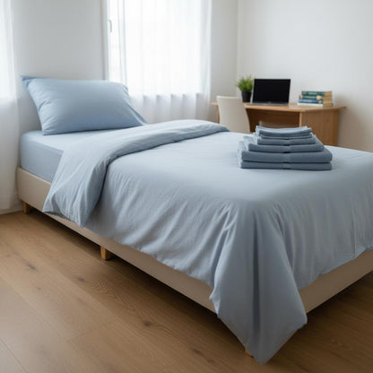 Kot Starter Bundle Belgium | OEKO-TEX® Jersey Sheet + Duvet Set + Towel