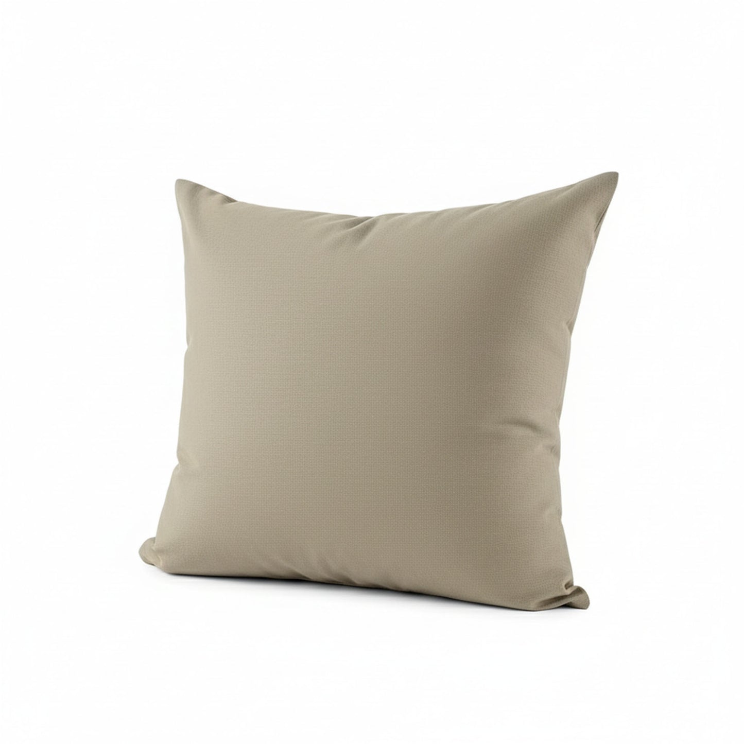 Beige pillowcase on a white background, featuring ZM Textiles Belgium dyed pillowcase set.