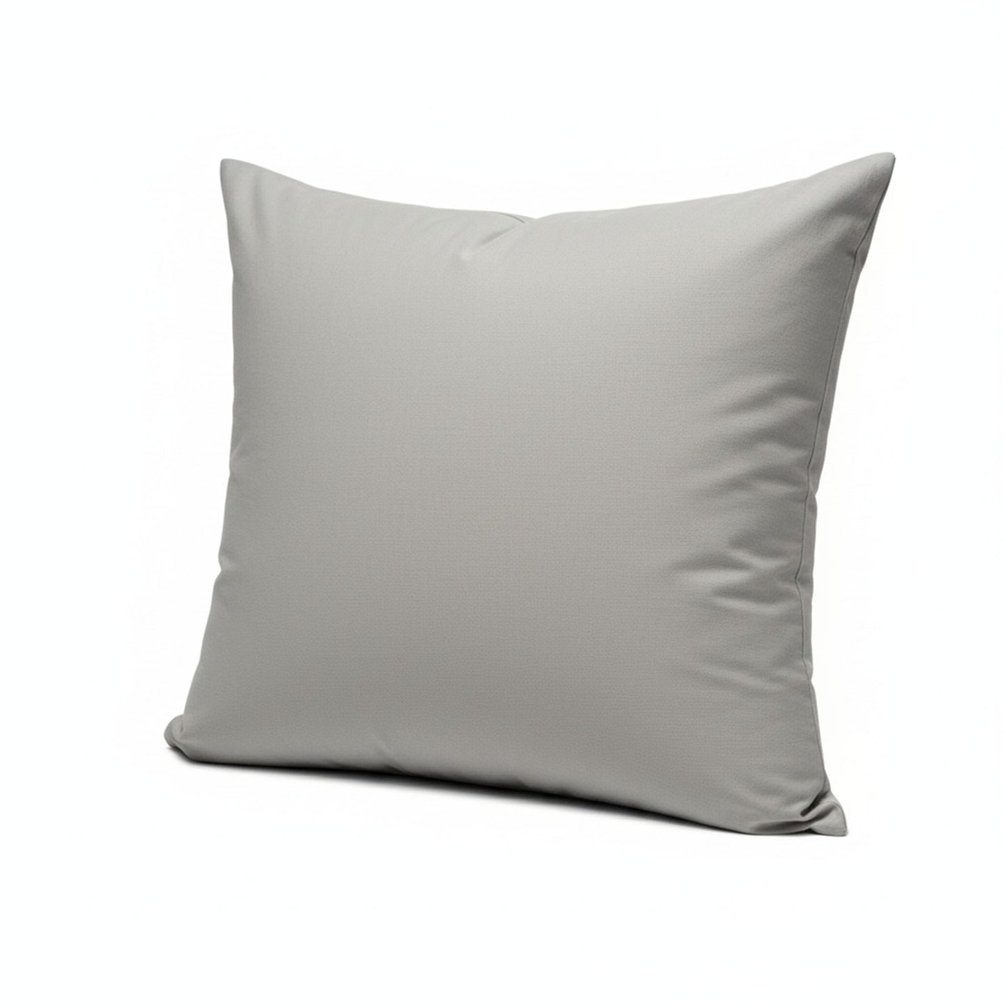 Taupe pillowcase on a white background, featuring ZM Textiles Belgium dyed pillowcase set.