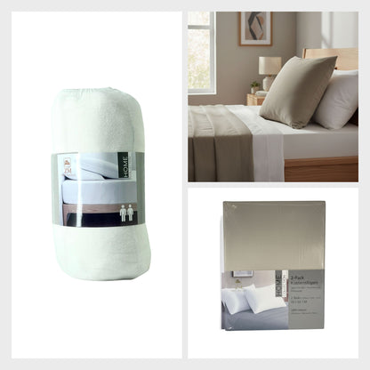 Budget Kot Bundle: jersey cotton fitted sheet and 2-pack cotton pillowcases – ZM Textiles Belgium