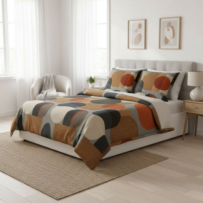 Printed Duvet Cover Set 100% Cotton – OEKO-TEX® Certified, Hypoallergenic, European Sizes