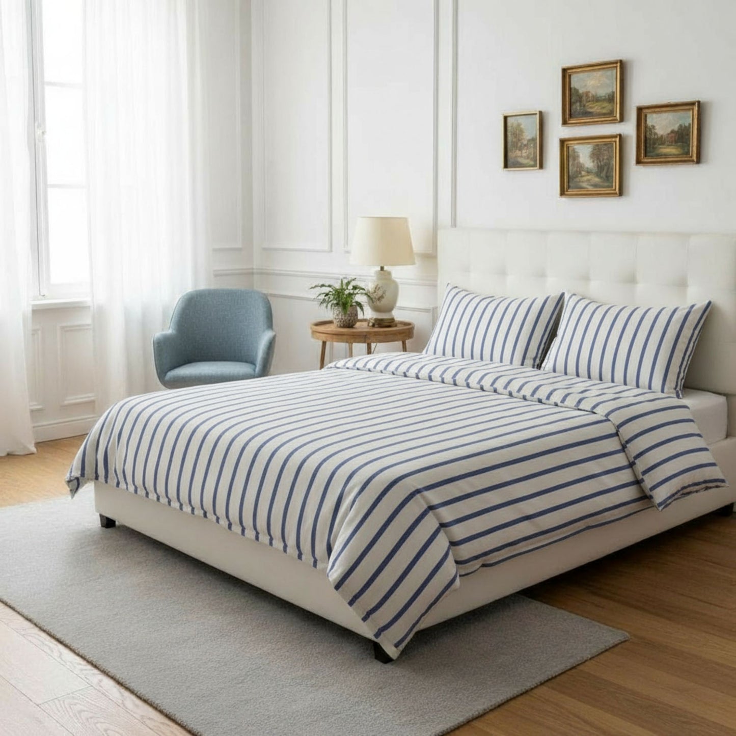 Printed Duvet Cover Set 100% Cotton – OEKO-TEX® Certified, Hypoallergenic, European Sizes