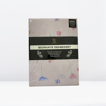 Printed Duvet Cover Set 100% Cotton – OEKO-TEX® Certified, Hypoallergenic, European Sizes