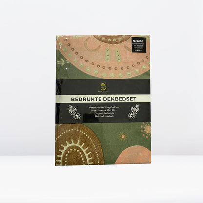 Printed Duvet Cover Set 100% Cotton – OEKO-TEX® Certified, Hypoallergenic, European Sizes