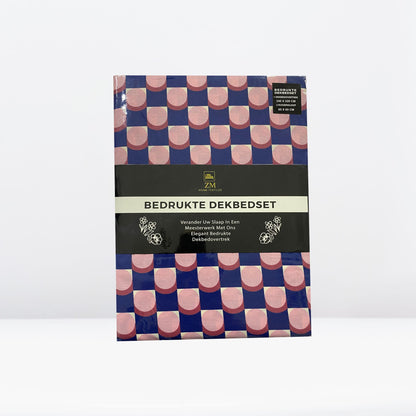 Printed Duvet Cover Set 100% Cotton – OEKO-TEX® Certified, Hypoallergenic, European Sizes