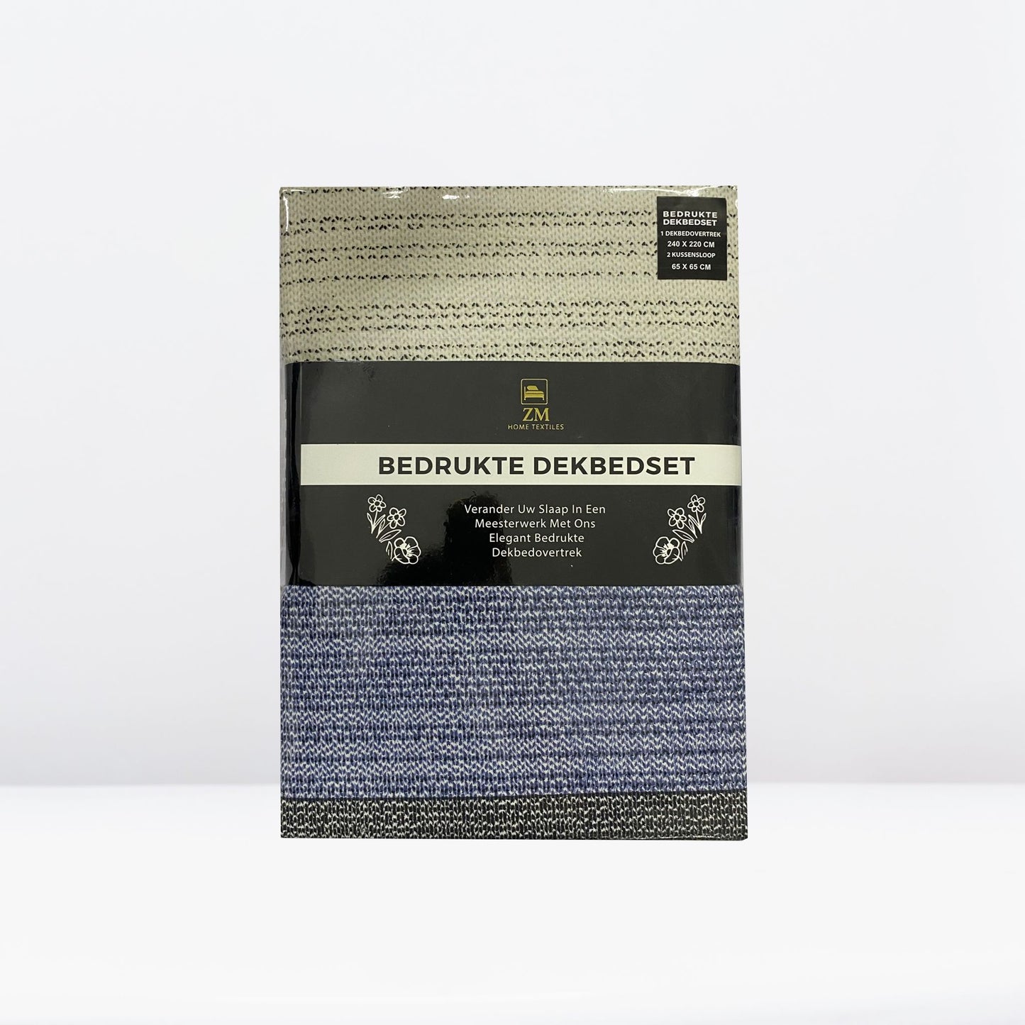 Printed Duvet Cover Set 100% Cotton – OEKO-TEX® Certified, Hypoallergenic, European Sizes