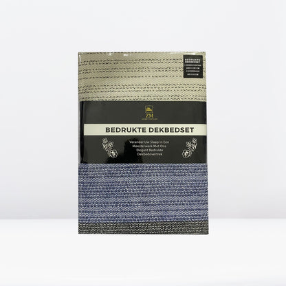 Printed Duvet Cover Set 100% Cotton – OEKO-TEX® Certified, Hypoallergenic, European Sizes