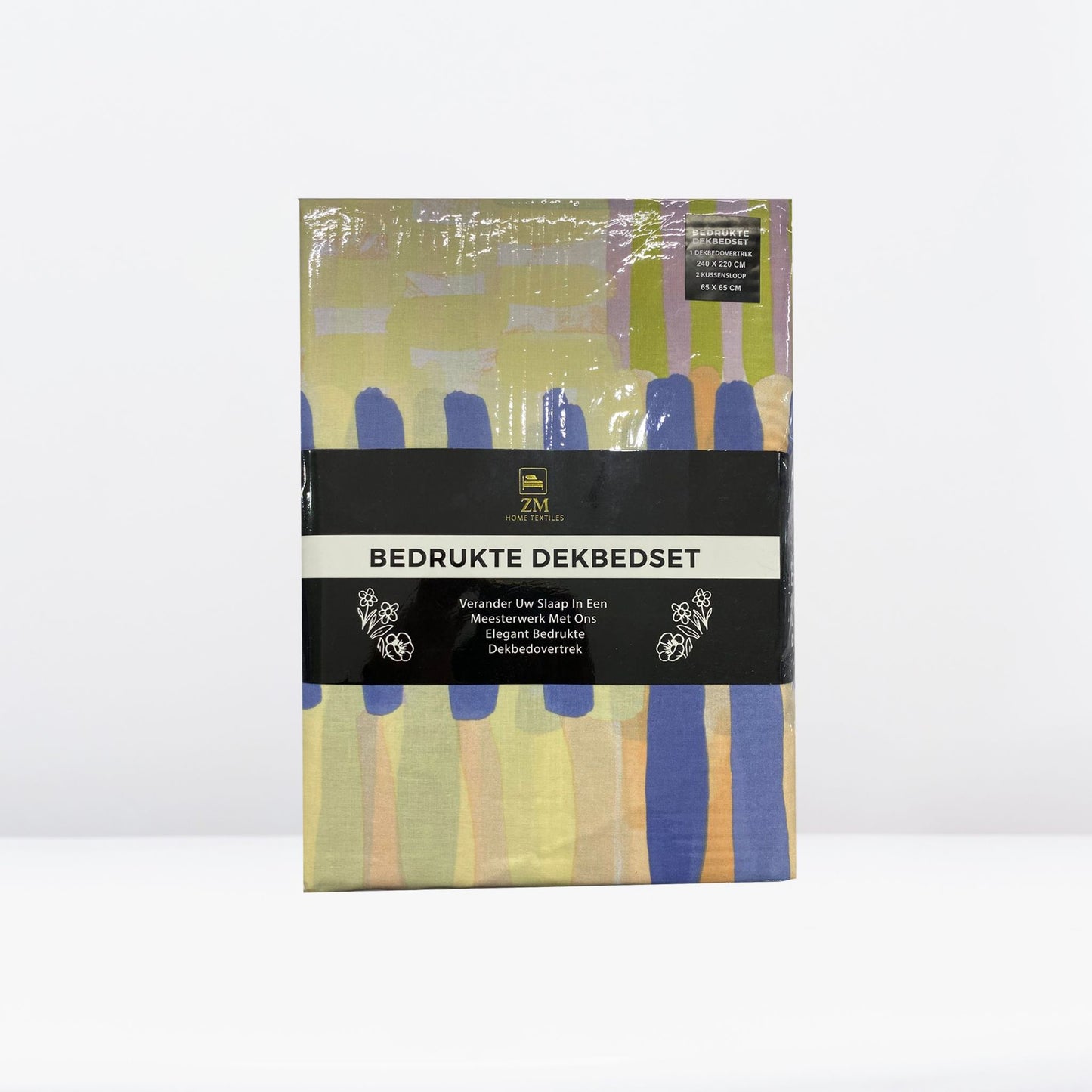 Printed Duvet Cover Set 100% Cotton – OEKO-TEX® Certified, Hypoallergenic, European Sizes