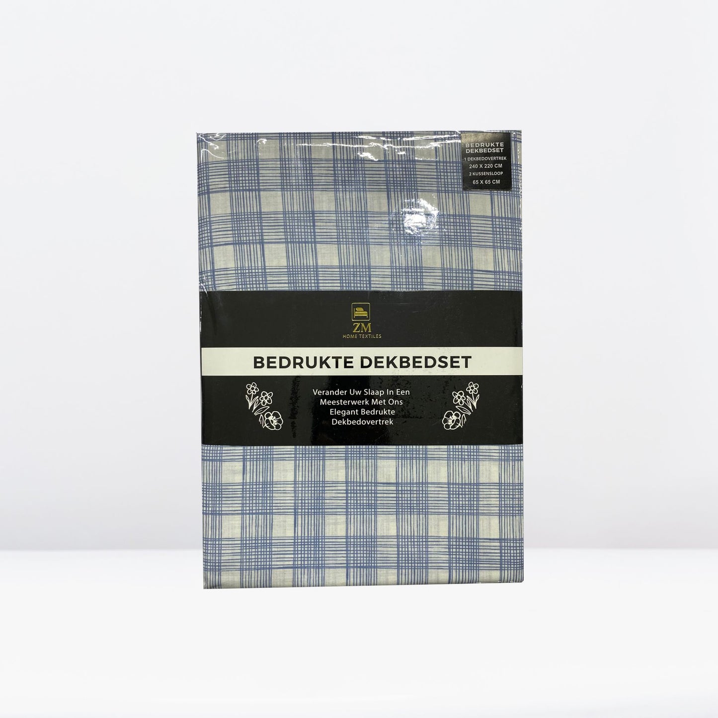 Printed Duvet Cover Set 100% Cotton – OEKO-TEX® Certified, Hypoallergenic, European Sizes