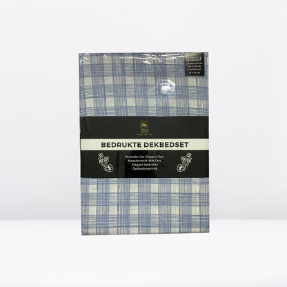 Printed Duvet Cover Set 100% Cotton – OEKO-TEX® Certified, Hypoallergenic, European Sizes