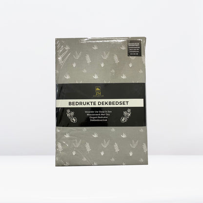 Printed Duvet Cover Set 100% Cotton – OEKO-TEX® Certified, Hypoallergenic, European Sizes