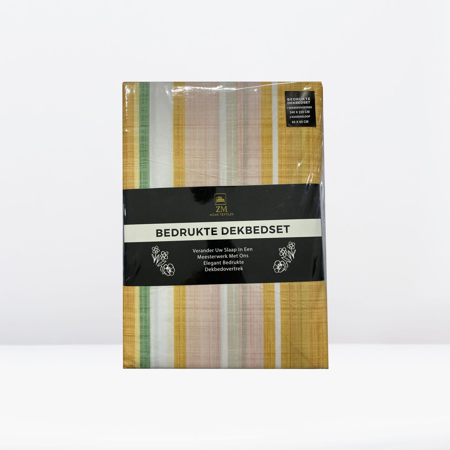 Printed Duvet Cover Set 100% Cotton – OEKO-TEX® Certified, Hypoallergenic, European Sizes