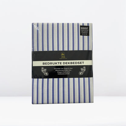 Printed Duvet Cover Set 100% Cotton – OEKO-TEX® Certified, Hypoallergenic, European Sizes