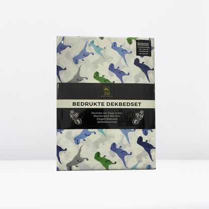 Printed Duvet Cover Set 100% Cotton – OEKO-TEX® Certified, Hypoallergenic, European Sizes