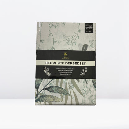 Printed Duvet Cover Set 100% Cotton – OEKO-TEX® Certified, Hypoallergenic, European Sizes