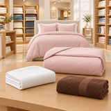 Kot Starter Bundle Belgium | OEKO-TEX® Jersey Sheet + Duvet Set + Towel