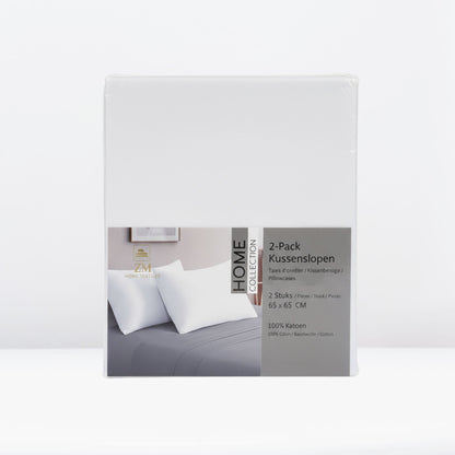 Dyed Cotton Pillow Case Set 65x65 cm – OEKO-TEX® Certified, Hypoallergenic, European Size