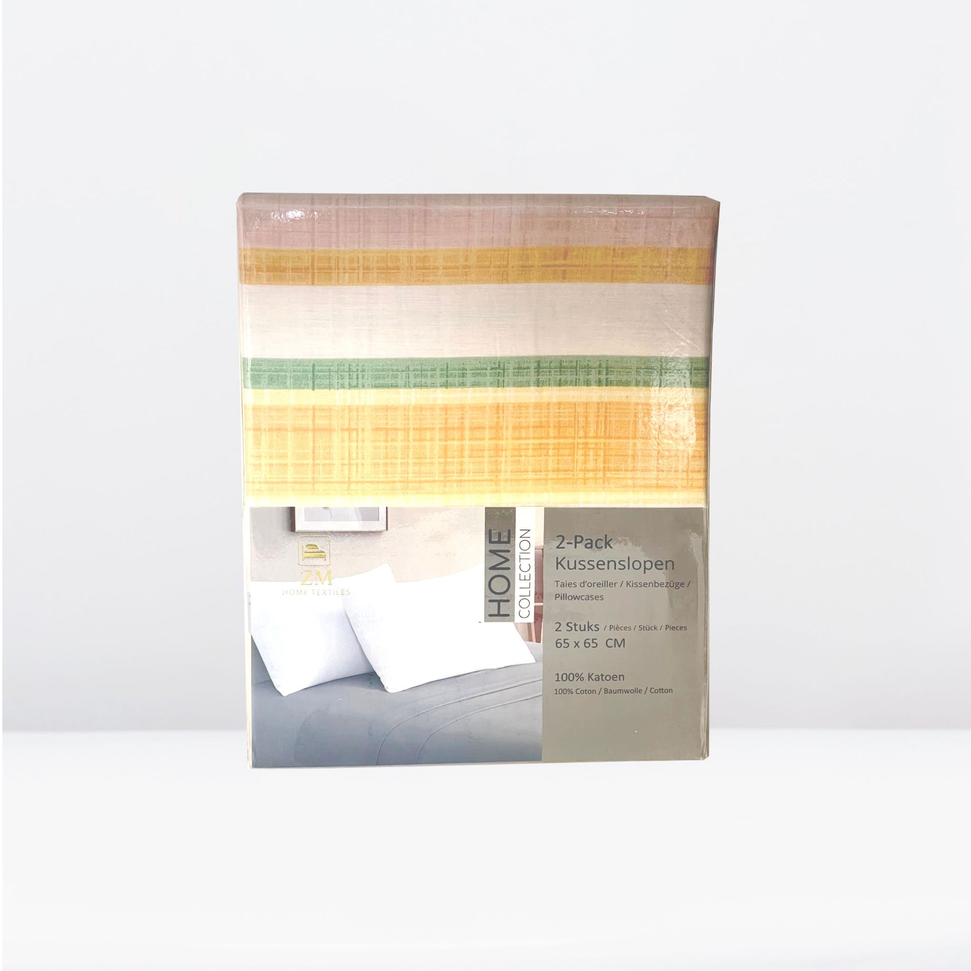 Decorative printed pillow case for bedroom – water-repellent, hypoallergenic – ZM Textiles