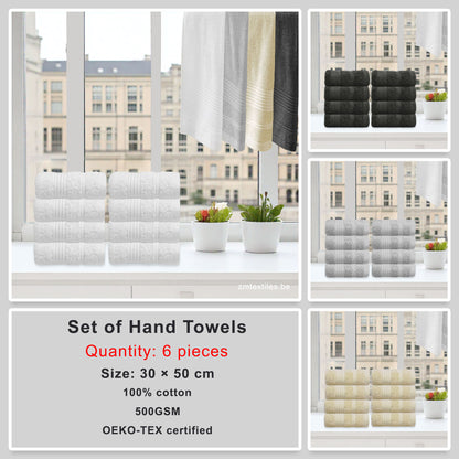 Set of Hand Towel (30 × 50 cm)