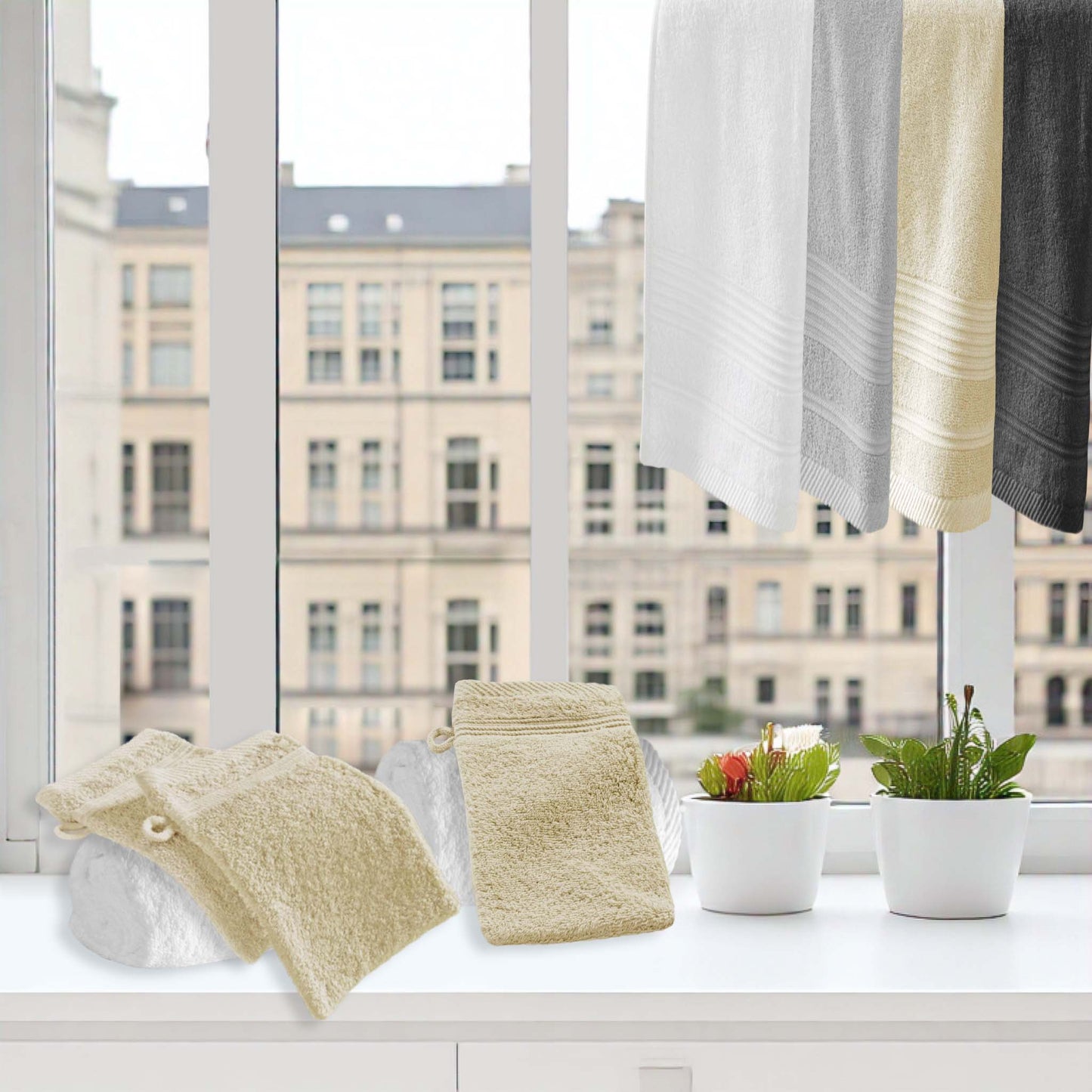 Ensemble de gants de toilette (15 × 21 cm)